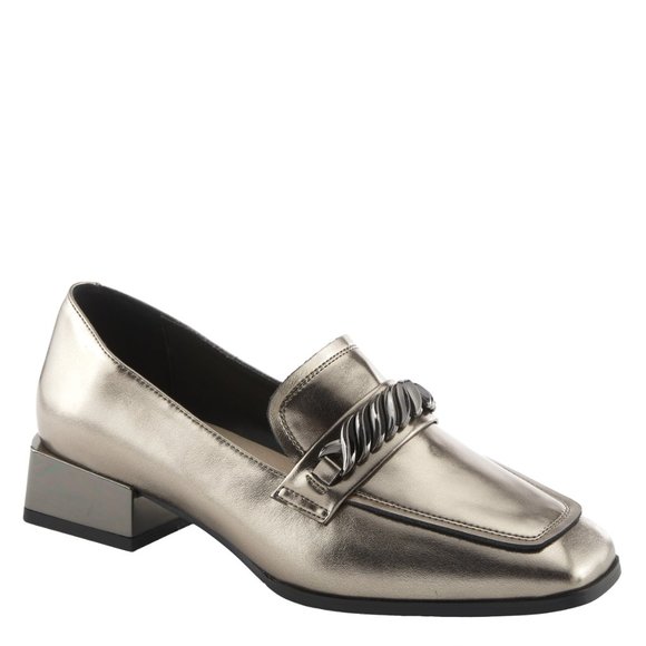 AZURA JANNETTE SHOE Pewter Patent - Picture 1 of 6